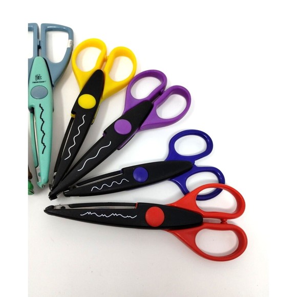 Lot 15 Scrapbooking Edger Scissors 3‎  PROVO 12  UNBRANDED Supplies Paper Art - Picture 5 of 9